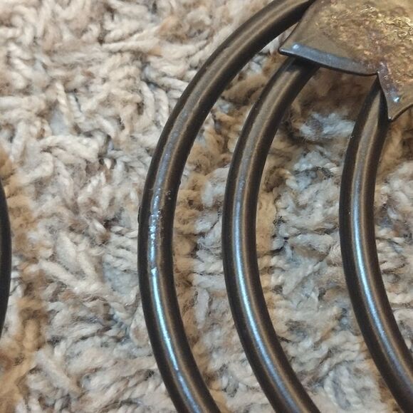 Set of Two Wrought Iron Fall Pumpkin Candle Holders Metal Home Decor - Picture 11 of 16